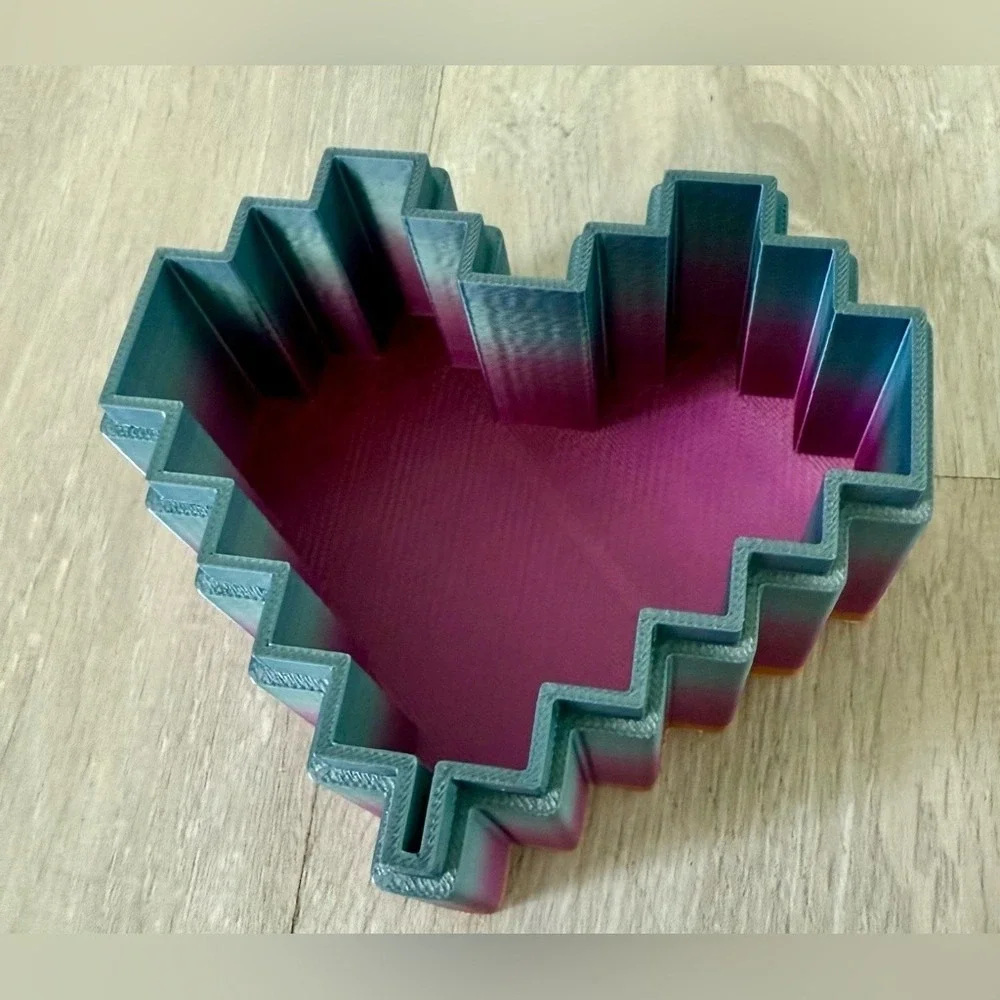 3D Printed‎ Frustration Heart Jewelry Box Valentines Gift